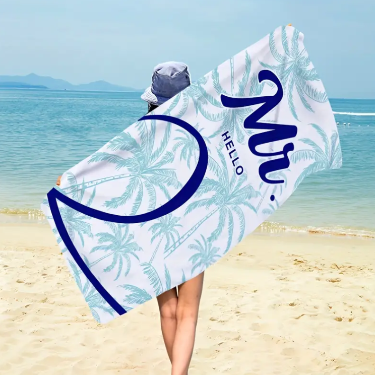 Coco Lovers Microfiber Printed Beach Towel (1 Piece)