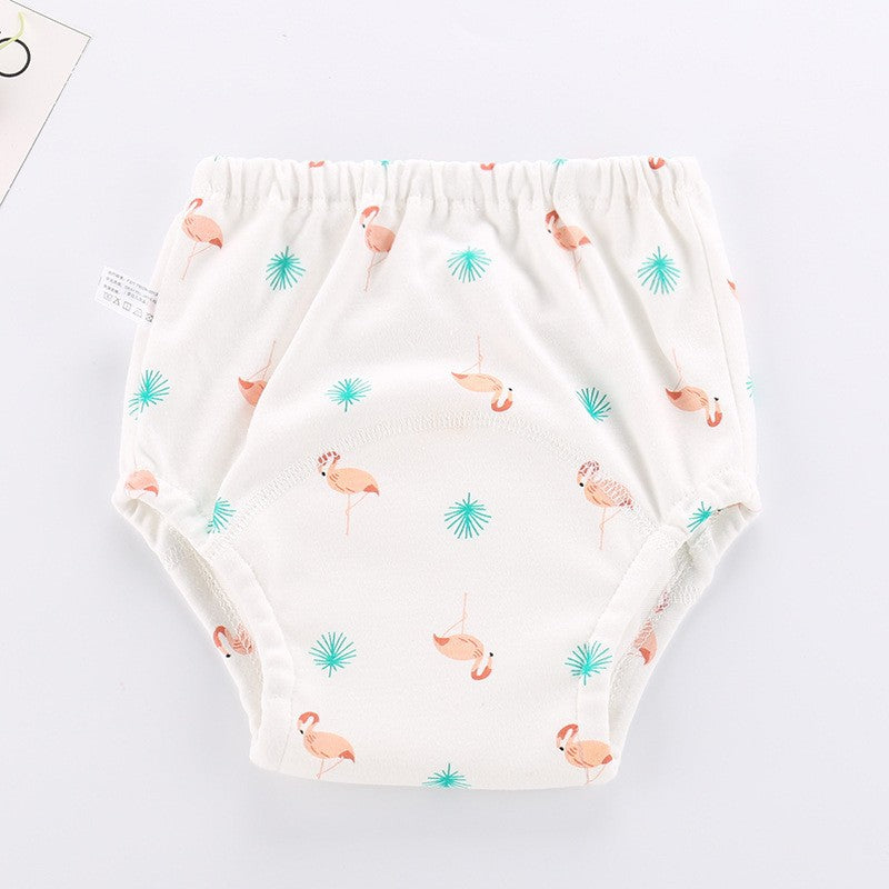 Cotton Baby Learning Pants - Washable Waterproof Diapers
