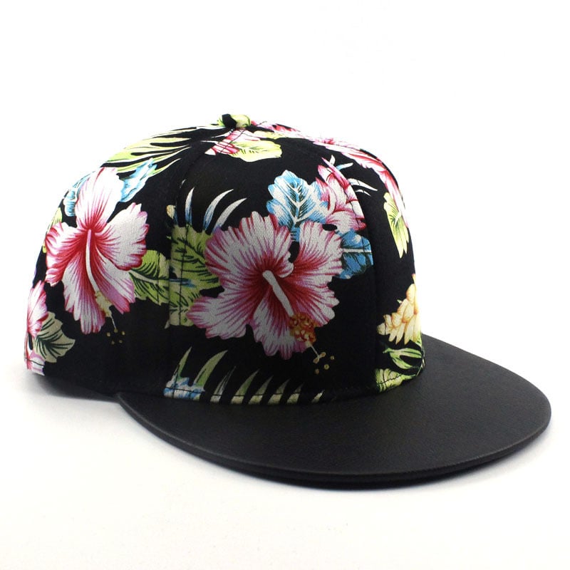 Women's Beach Style Hip Hop Flat Brim Hat