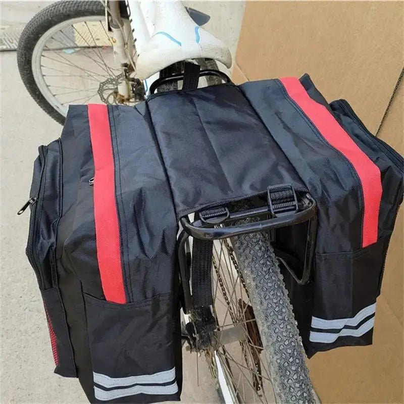 Fahrrad Kofferraumtasche Mit Kapazität Rücksitz Doppelseitig Langlebig Reisen - flohmarkt-deutschland.shop
