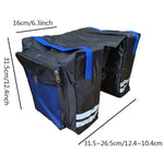 Fahrrad Kofferraumtasche Mit Kapazität Rücksitz Doppelseitig Langlebig Reisen - flohmarkt-deutschland.shop
