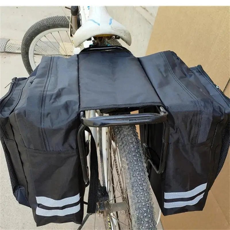 Fahrrad Kofferraumtasche Mit Kapazität Rücksitz Doppelseitig Langlebig Reisen - flohmarkt-deutschland.shop