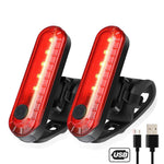 Fahrrad Rücklicht Wasserdichte LED Fahrrad Vorne Hinten Licht Fahrrad USB Aufladbare Berg Reiten Radfahren Rücklicht Fahrrad Licht - flohmarkt-deutschland.shop