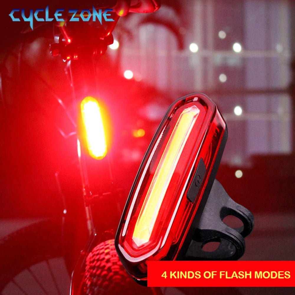 Fahrrad Rücklicht Wasserdichte LED Fahrrad Vorne Hinten Licht Fahrrad USB Aufladbare Berg Reiten Radfahren Rücklicht Fahrrad Licht - flohmarkt-deutschland.shop