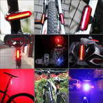 Fahrrad Rücklicht Wasserdichte LED Fahrrad Vorne Hinten Licht Fahrrad USB Aufladbare Berg Reiten Radfahren Rücklicht Fahrrad Licht - flohmarkt-deutschland.shop