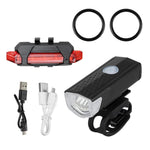 Fahrrad Rücklicht Wasserdichte LED Fahrrad Vorne Hinten Licht Fahrrad USB Aufladbare Berg Reiten Radfahren Rücklicht Fahrrad Licht - flohmarkt-deutschland.shop