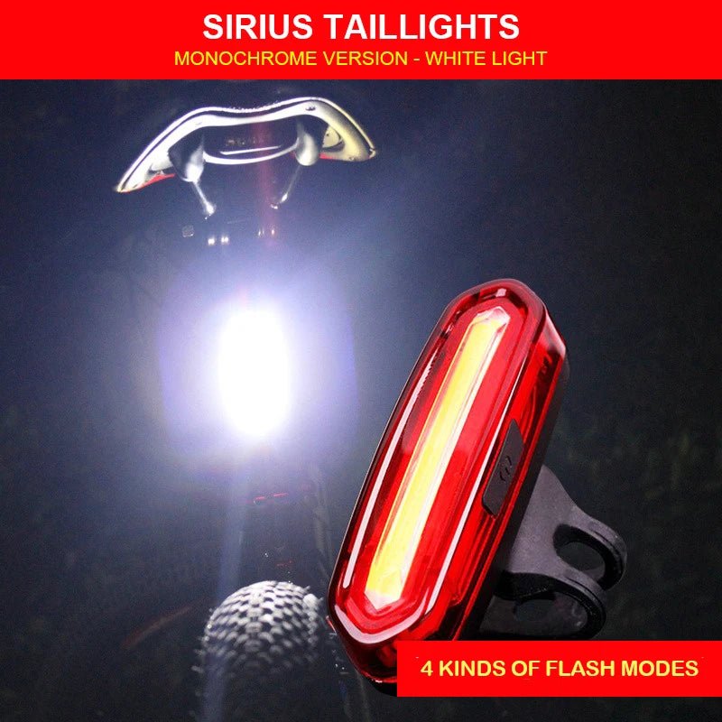 Fahrrad Rücklicht Wasserdichte LED Fahrrad Vorne Hinten Licht Fahrrad USB Aufladbare Berg Reiten Radfahren Rücklicht Fahrrad Licht - flohmarkt-deutschland.shop
