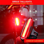 Fahrrad Rücklicht Wasserdichte LED Fahrrad Vorne Hinten Licht Fahrrad USB Aufladbare Berg Reiten Radfahren Rücklicht Fahrrad Licht - flohmarkt-deutschland.shop
