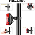 Fahrrad-Rücklichter, hell, 100 Lumen, Fahrradbatterie, LED-Rücklicht, einfach zu installieren, Rennrad, MTB, Radfahren, Sicherheit, Taschenlampen-Zubehör - flohmarkt-deutschland.shop