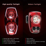 Fahrrad-Rücklichter, hell, 100 Lumen, Fahrradbatterie, LED-Rücklicht, einfach zu installieren, Rennrad, MTB, Radfahren, Sicherheit, Taschenlampen-Zubehör - flohmarkt-deutschland.shop