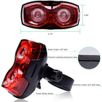 Fahrrad-Rücklichter, hell, 100 Lumen, Fahrradbatterie, LED-Rücklicht, einfach zu installieren, Rennrad, MTB, Radfahren, Sicherheit, Taschenlampen-Zubehör - flohmarkt-deutschland.shop