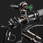 Fahrrad-Taschenlampenhalter, Lampenhalterung, Nachtfahrlicht-Halter, Lampenclip, Mountainbike-Zubehör - flohmarkt-deutschland.shop