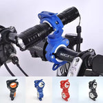 Fahrrad-Taschenlampenhalter, Lampenhalterung, Nachtfahrlicht-Halter, Lampenclip, Mountainbike-Zubehör - flohmarkt-deutschland.shop