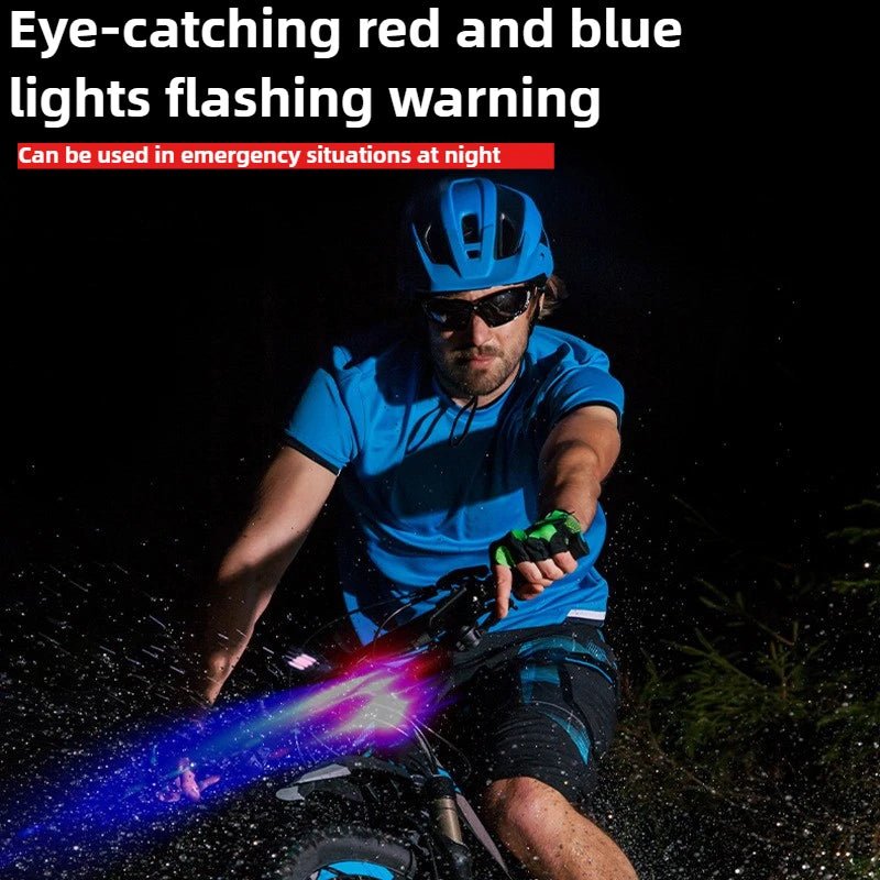 Fahrradlicht, 15 LEDs, wiederaufladbar, USB-Fahrradscheinwerfer, wasserdicht, superhell, Fahrradbeleuchtung für Nachtfahrten, Fahrradscheinwerfer - flohmarkt-deutschland.shop