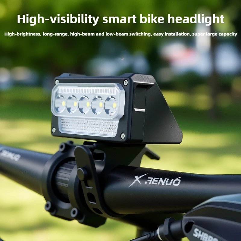 Fahrradlicht, 15 LEDs, wiederaufladbar, USB-Fahrradscheinwerfer, wasserdicht, superhell, Fahrradbeleuchtung für Nachtfahrten, Fahrradscheinwerfer - flohmarkt-deutschland.shop
