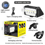 Fahrradlicht, 15 LEDs, wiederaufladbar, USB-Fahrradscheinwerfer, wasserdicht, superhell, Fahrradbeleuchtung für Nachtfahrten, Fahrradscheinwerfer - flohmarkt-deutschland.shop