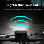 Fahrradlicht, 15 LEDs, wiederaufladbar, USB-Fahrradscheinwerfer, wasserdicht, superhell, Fahrradbeleuchtung für Nachtfahrten, Fahrradscheinwerfer - flohmarkt-deutschland.shop