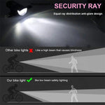 Fahrradlicht USB LED Wiederaufladbares Set Rennrad Vorder- und Rücklicht Lampe Taschenlampe Fahrradbeleuchtung Fahrradzubehör - flohmarkt-deutschland.shop
