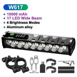 Fahrradlicht Vorne 8/17LED 25500 Lumen Fahrradbeleuchtung 10000mAh Wasserdichte Taschenlampe USB-Aufladung MTB Rennrad Fahrradlampe Zubehör - flohmarkt-deutschland.shop