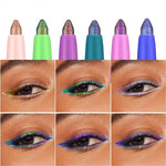 Farbwechselnder Lidschattenstift Multi-Chrome Eyeliner Wasserfest Langanhaltend Glatter Creme-Gel-Liner Augen-Make-up Glitzer-Lidschatten - flohmarkt-deutschland.shop