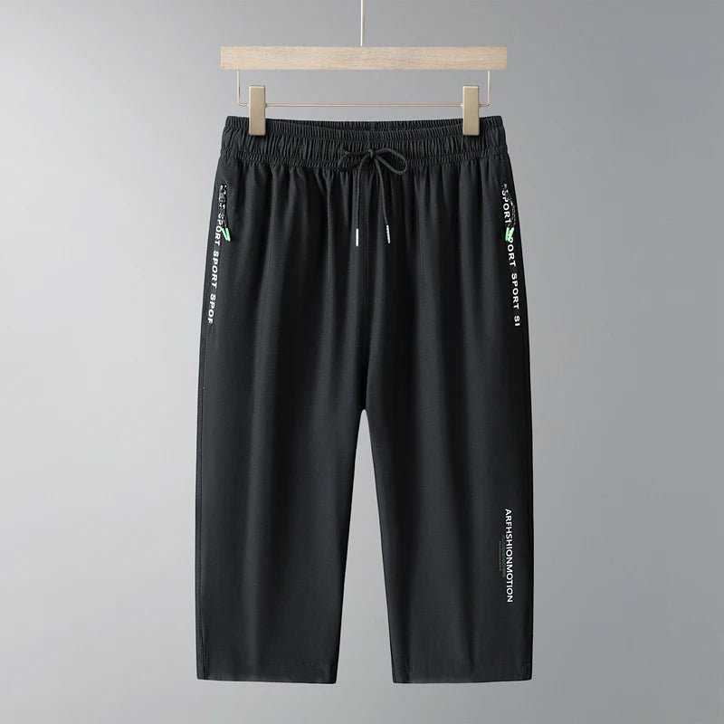 Fashion 8XL Sports Shorts Men Summer Breathable Quick Dry Men's Calf Length Pants Men Breathable Elastic Waist Short Male Bottom - flohmarkt-deutschland.shop