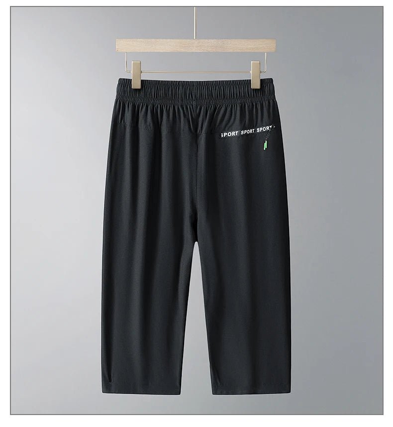 Fashion 8XL Sports Shorts Men Summer Breathable Quick Dry Men's Calf Length Pants Men Breathable Elastic Waist Short Male Bottom - flohmarkt-deutschland.shop