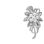 Fashion Crystal Brooch For Women Luxury Designer Shiny Rhinestone Pearl Flower Brooches Set Clothing Pins Party Jewelry Gifts - flohmarkt-deutschland.shop