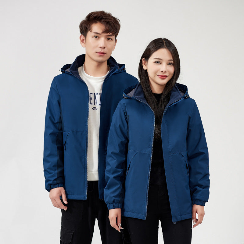 Couple's Reversible Outdoor Jacket for Fall/Winter
