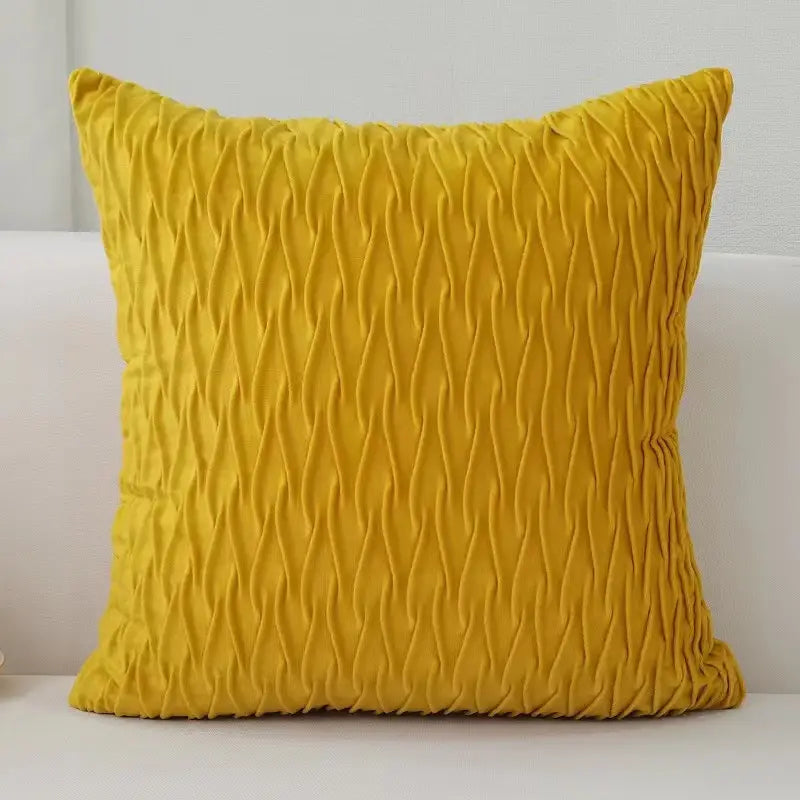 Soft Velvet Square Throw Pillow Case for Living Room