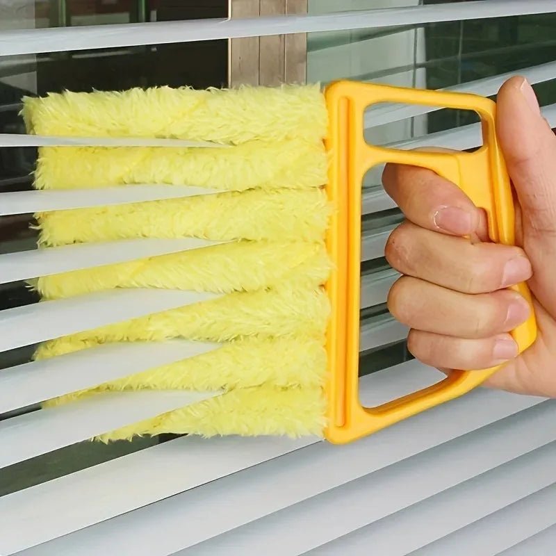 Fensterreinigungsbürste für Jalousien, abnehmbare, waschbare Staubentfernungsbürste für Jalousien, Staubwedel für Jalousien, Haushaltsstaubbürste für Fensterblin - flohmarkt-deutschland.shop