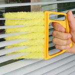 Fensterreinigungsbürste für Jalousien, abnehmbare, waschbare Staubentfernungsbürste für Jalousien, Staubwedel für Jalousien, Haushaltsstaubbürste für Fensterblin - flohmarkt-deutschland.shop