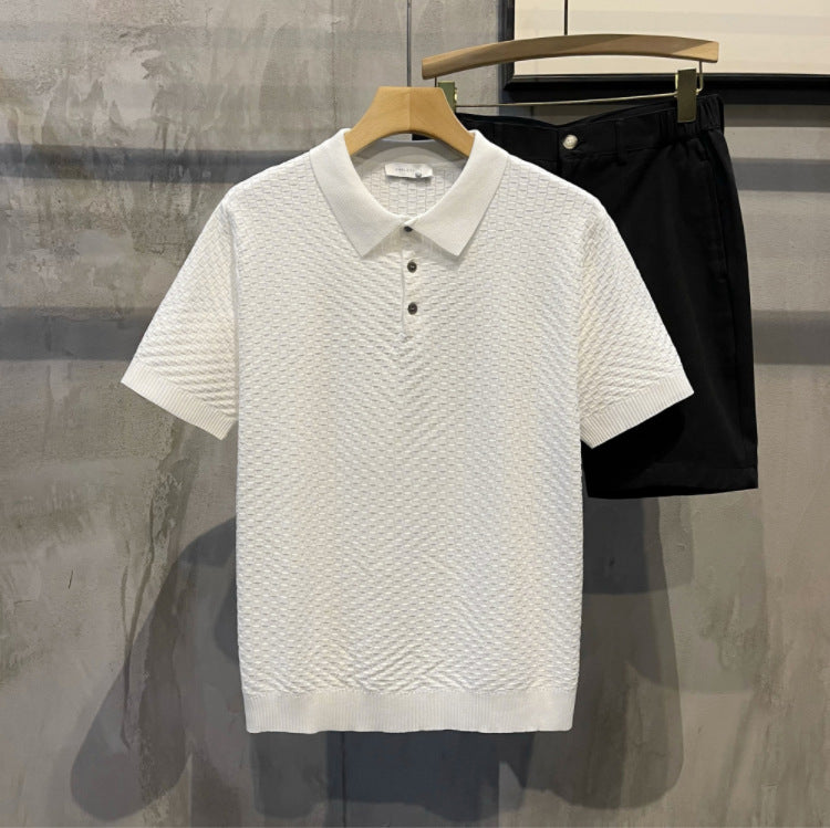 Men's Slim Fit Polo Shirt - Trendy Summer Tee 2023