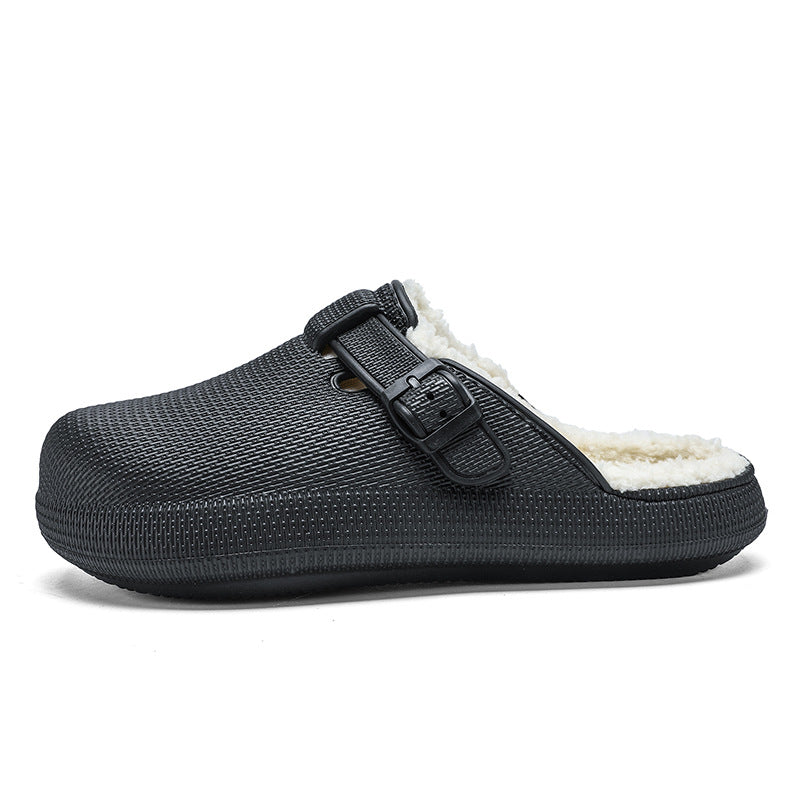 Warm Non-Slip Thick Bottom Cotton Slippers