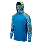 Fishing Shirt Hooded Men Fishing Clothes Outdoor Summer Mask Hoodie Sun Uv Protection Performance Jersey - flohmarkt-deutschland.shop
