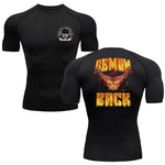Fitness T-shirt Anime Baki Hanma Men T Shirt Gym Outdoor Training MMA Rash Guard Boxing T shirt Herren Jiu Jitsu Bjj Sport Shirt - flohmarkt-deutschland.shop