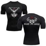 Fitness T-shirt Anime Baki Hanma Men T Shirt Gym Outdoor Training MMA Rash Guard Boxing T shirt Herren Jiu Jitsu Bjj Sport Shirt - flohmarkt-deutschland.shop