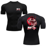 Fitness T-shirt Anime Baki Hanma Men T Shirt Gym Outdoor Training MMA Rash Guard Boxing T shirt Herren Jiu Jitsu Bjj Sport Shirt - flohmarkt-deutschland.shop