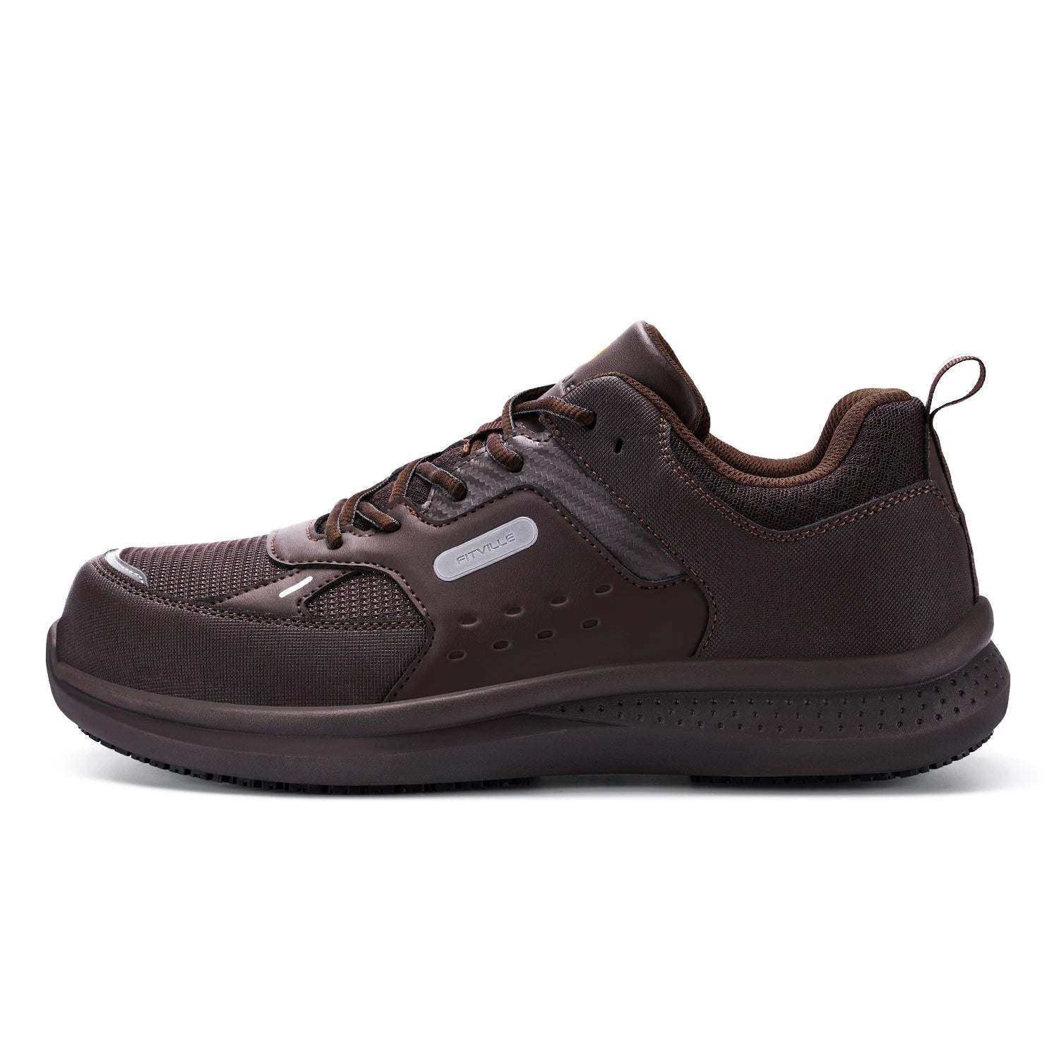 Fittington Herren Sicherheitsschuhe – Verbundkappe, Wasserabweisend, Rutschfest, Weich - flohmarkt-deutschland.shop