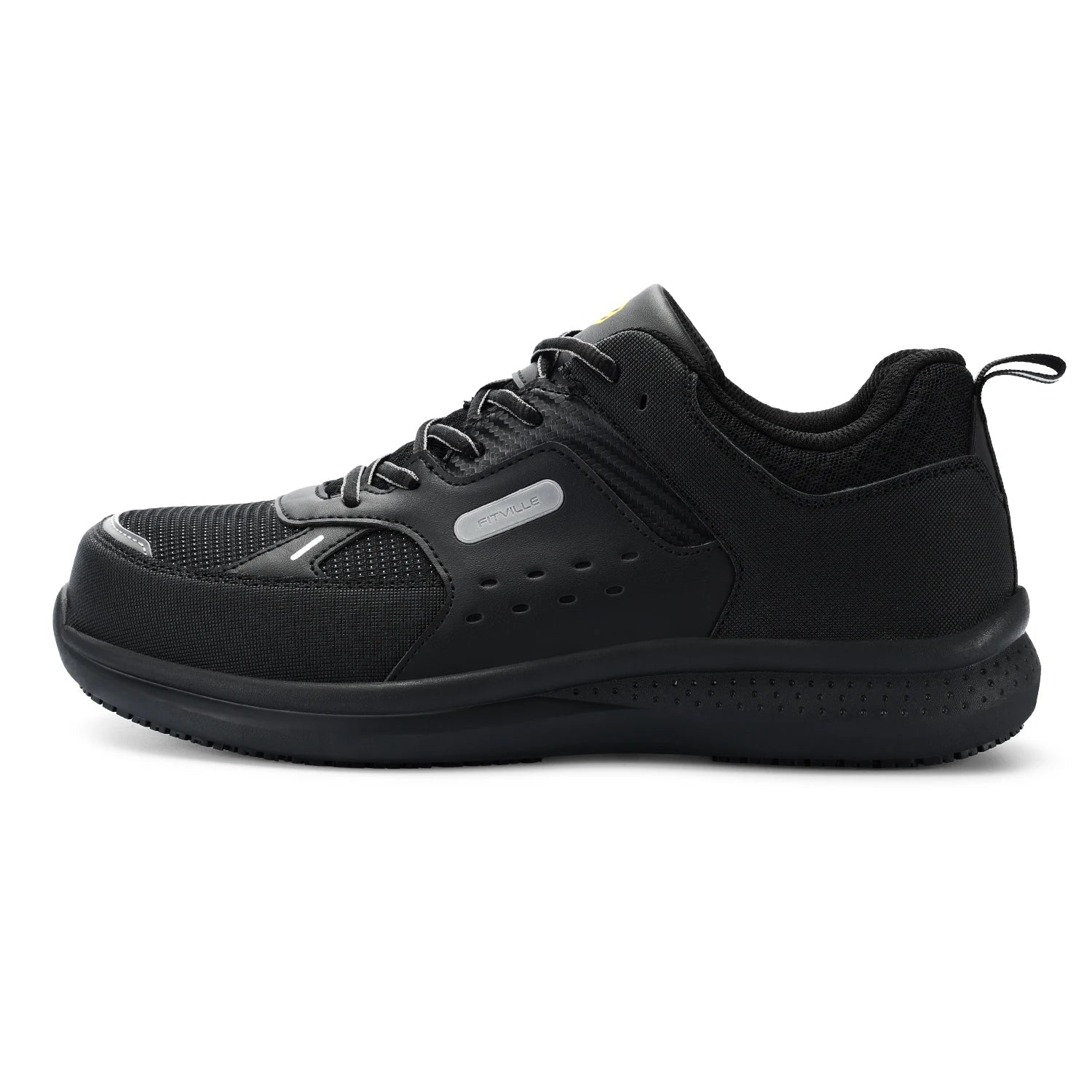 Fittington Herren Sicherheitsschuhe – Verbundkappe, Wasserabweisend, Rutschfest, Weich - flohmarkt-deutschland.shop
