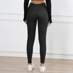 Fleece-Damen-Leggings, dicke Schlaghose, hohe Taille, Thermo-Strumpfhose, Bauchkontrolle, Winter, warme Leggings, Freizeitkleidung - flohmarkt-deutschland.shop