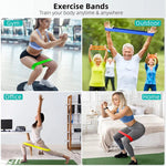 FlexBand Widerstandsbänder Set - Vielseitiges Fitnessband Für Ganzkörpertraining Zu Hause Und Unterwegs - flohmarkt-deutschland.shop
