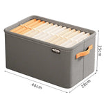 FlexiStore Faltbarer Kleiderschrank Organizer - Langlebiges Nonwoven Gewebe Platzsparend Für Hosen Und TShirts - flohmarkt-deutschland.shop