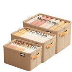 FlexiStore Faltbarer Kleiderschrank Organizer - Langlebiges Nonwoven Gewebe Platzsparend Für Hosen Und TShirts - flohmarkt-deutschland.shop