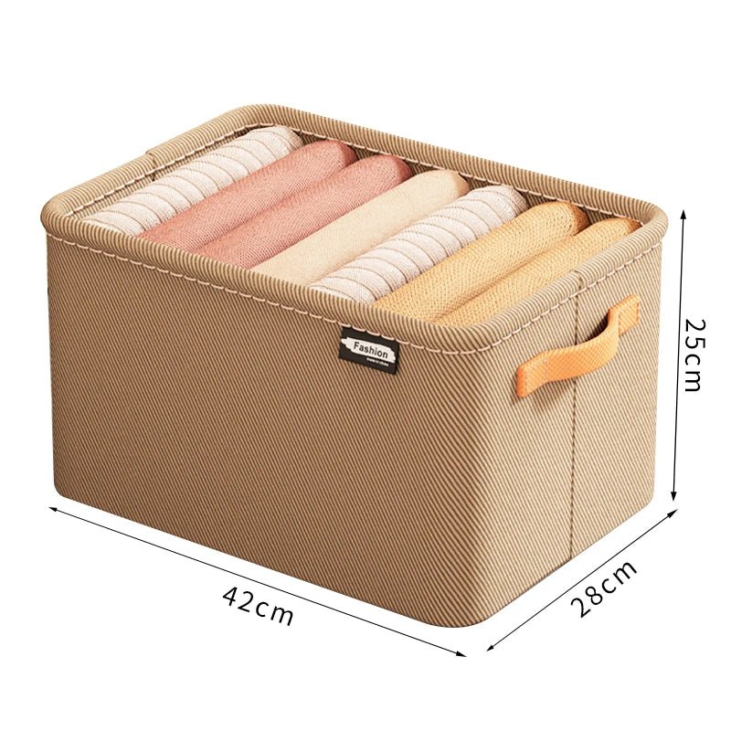 FlexiStore Faltbarer Kleiderschrank Organizer - Langlebiges Nonwoven Gewebe Platzsparend Für Hosen Und TShirts - flohmarkt-deutschland.shop