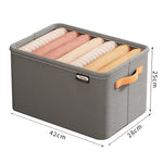 FlexiStore Faltbarer Kleiderschrank Organizer - Langlebiges Nonwoven Gewebe Platzsparend Für Hosen Und TShirts - flohmarkt-deutschland.shop