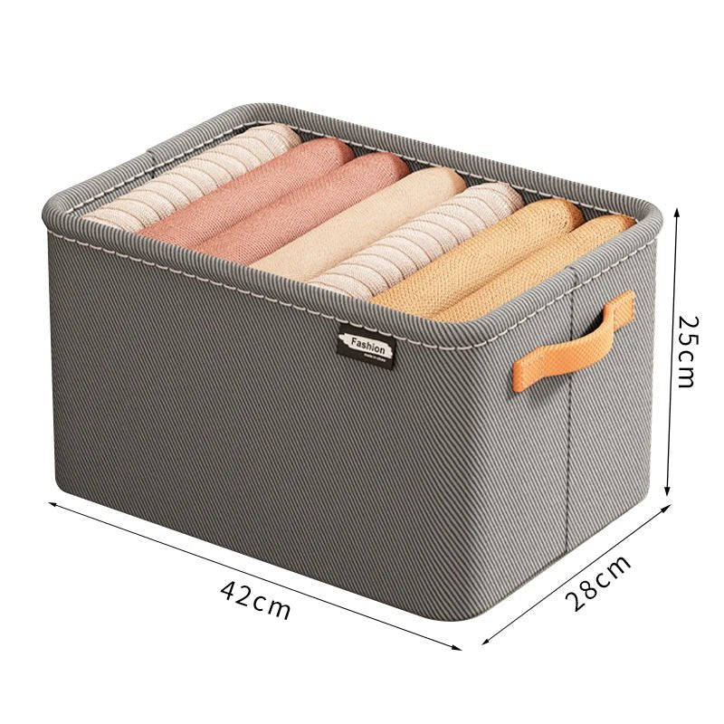 FlexiStore Faltbarer Kleiderschrank Organizer - Langlebiges Nonwoven Gewebe Platzsparend Für Hosen Und TShirts - flohmarkt-deutschland.shop