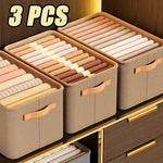 FlexiStore Faltbarer Kleiderschrank Organizer - Langlebiges Nonwoven Gewebe Platzsparend Für Hosen Und TShirts - flohmarkt-deutschland.shop