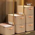 FlexiStore Faltbarer Kleiderschrank Organizer - Langlebiges Nonwoven Gewebe Platzsparend Für Hosen Und TShirts - flohmarkt-deutschland.shop