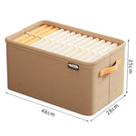 FlexiStore Faltbarer Kleiderschrank Organizer - Langlebiges Nonwoven Gewebe Platzsparend Für Hosen Und TShirts - flohmarkt-deutschland.shop