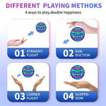 Flying ball, automatic spinning ball, LED dazzling lights, floating magic, fan, UFO flying machine, toy, gift, game, sports ball - flohmarkt-deutschland.shop